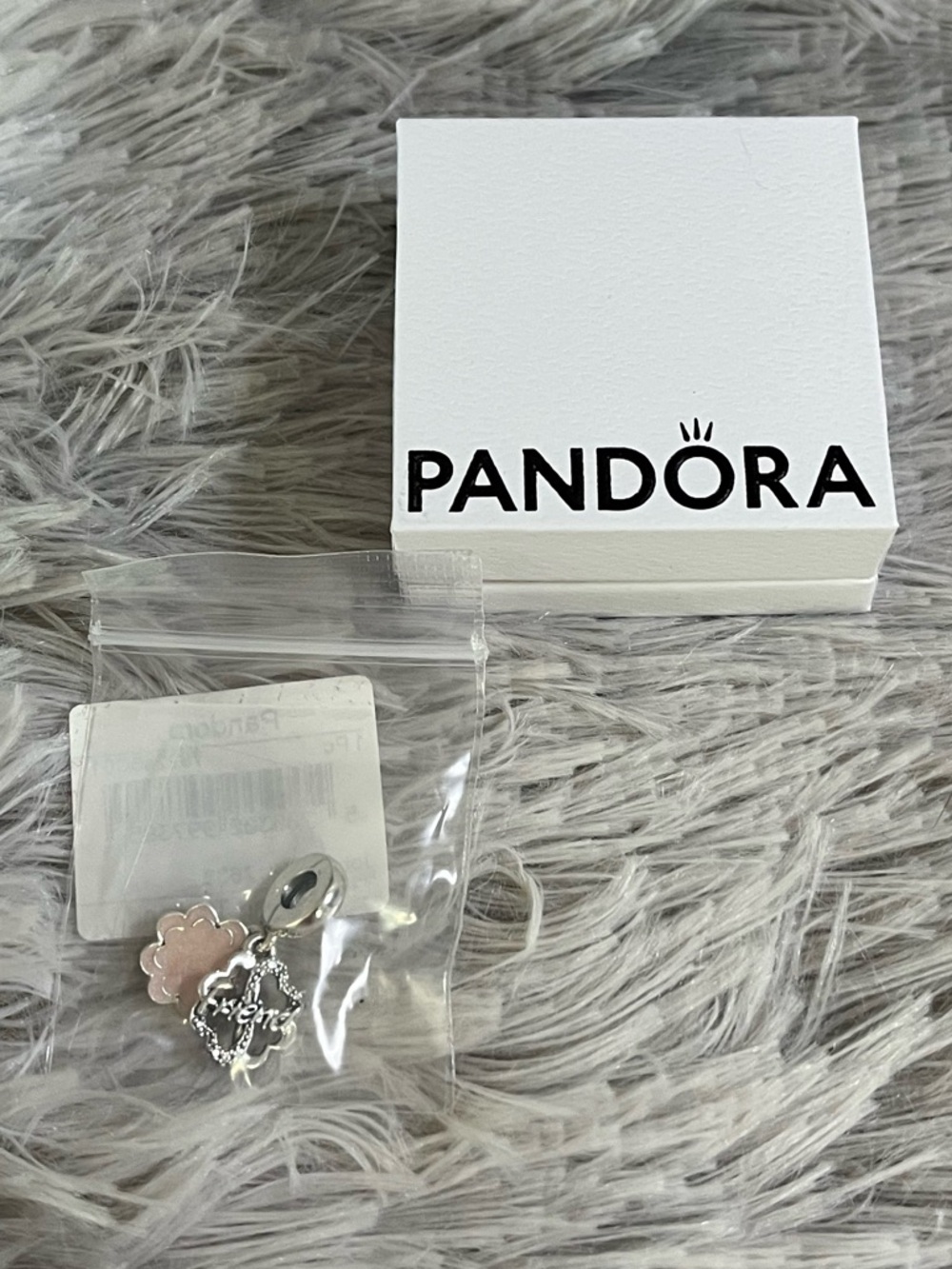 Pandora Four-leaf Clover Friendship Double Dangle Charm